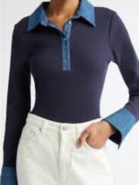 Truth by Republic Navy Ribbed Top